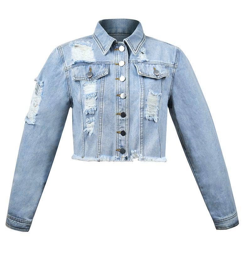Cropped Denim Jacket