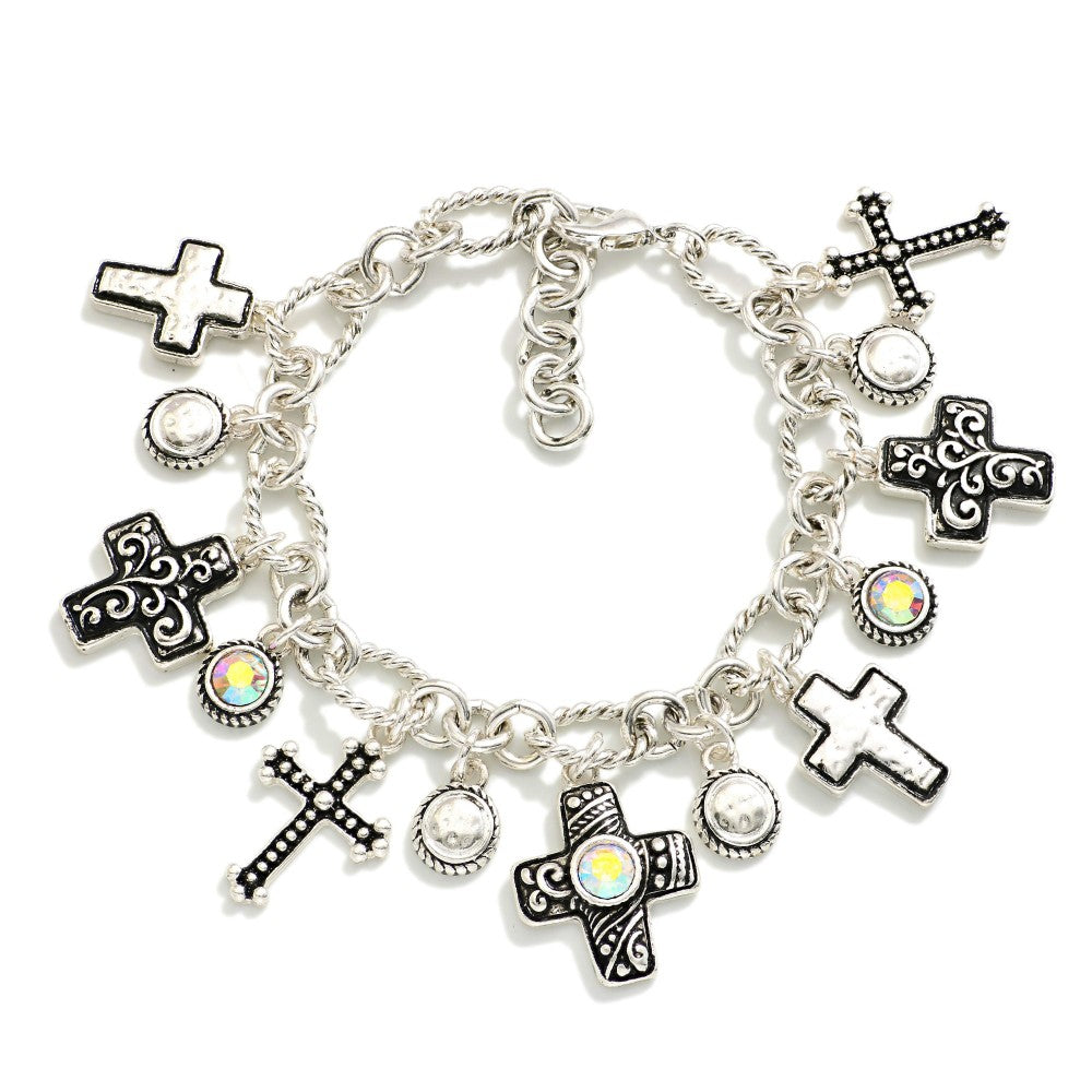 Cross Charm Bracelet