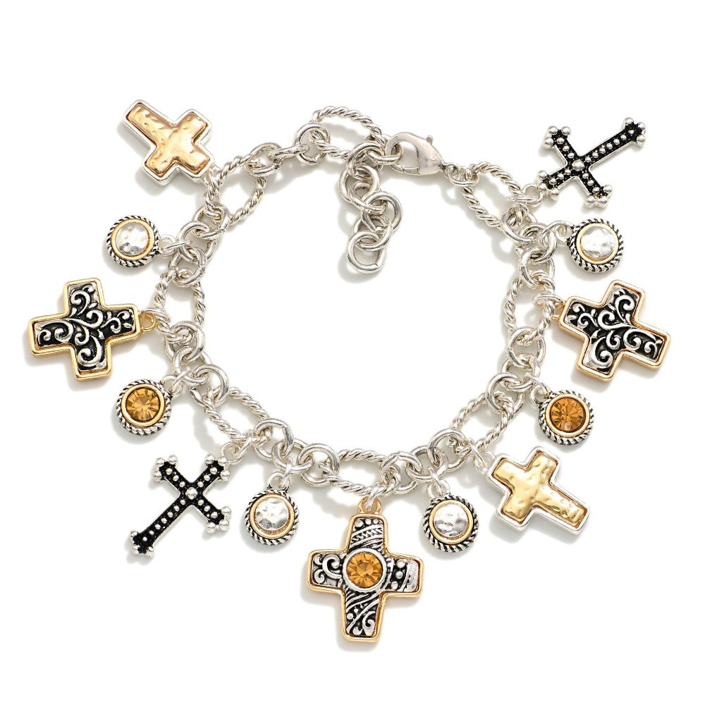 Cross Charm Bracelet