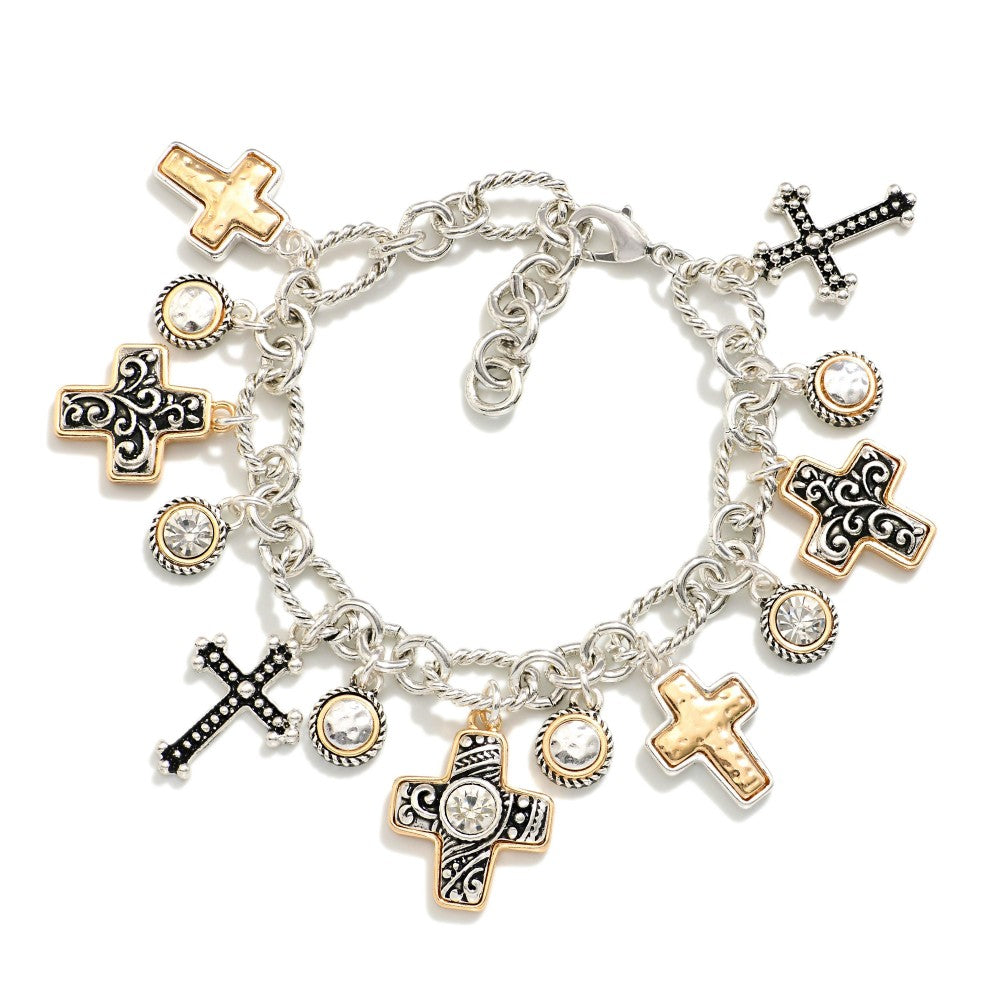 Cross Charm Bracelet