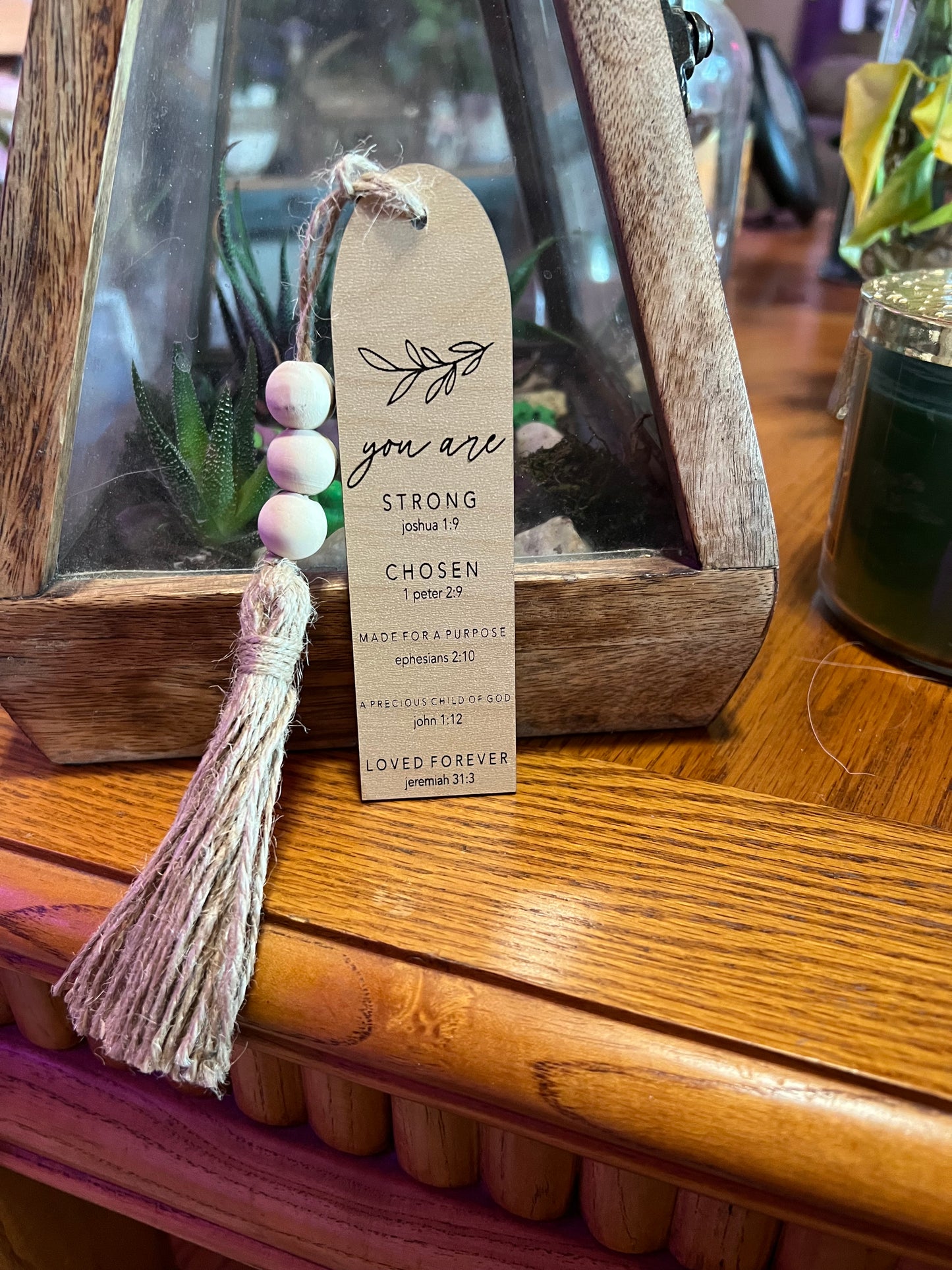 Cross Wooden Bookmarks