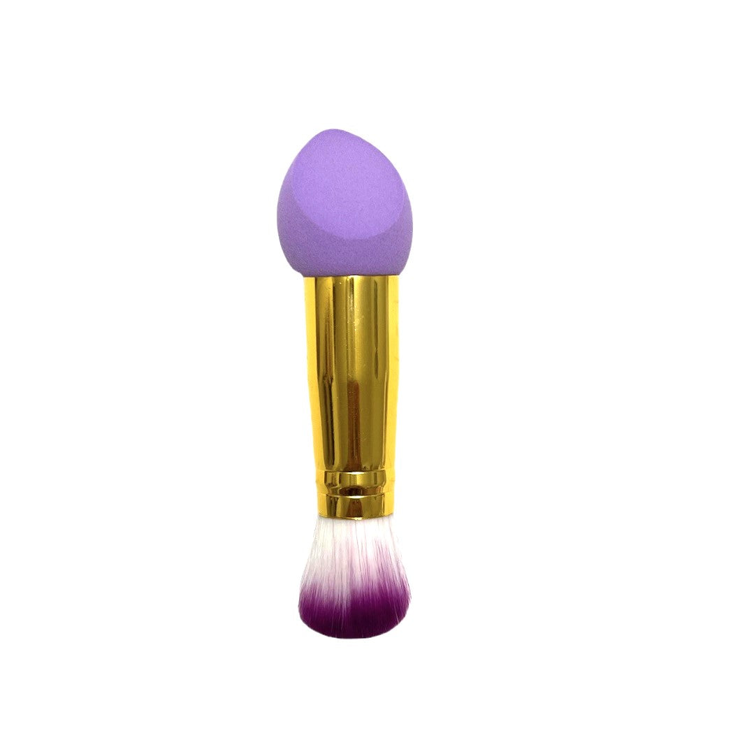 Makeup Sponge & Brush - Purple