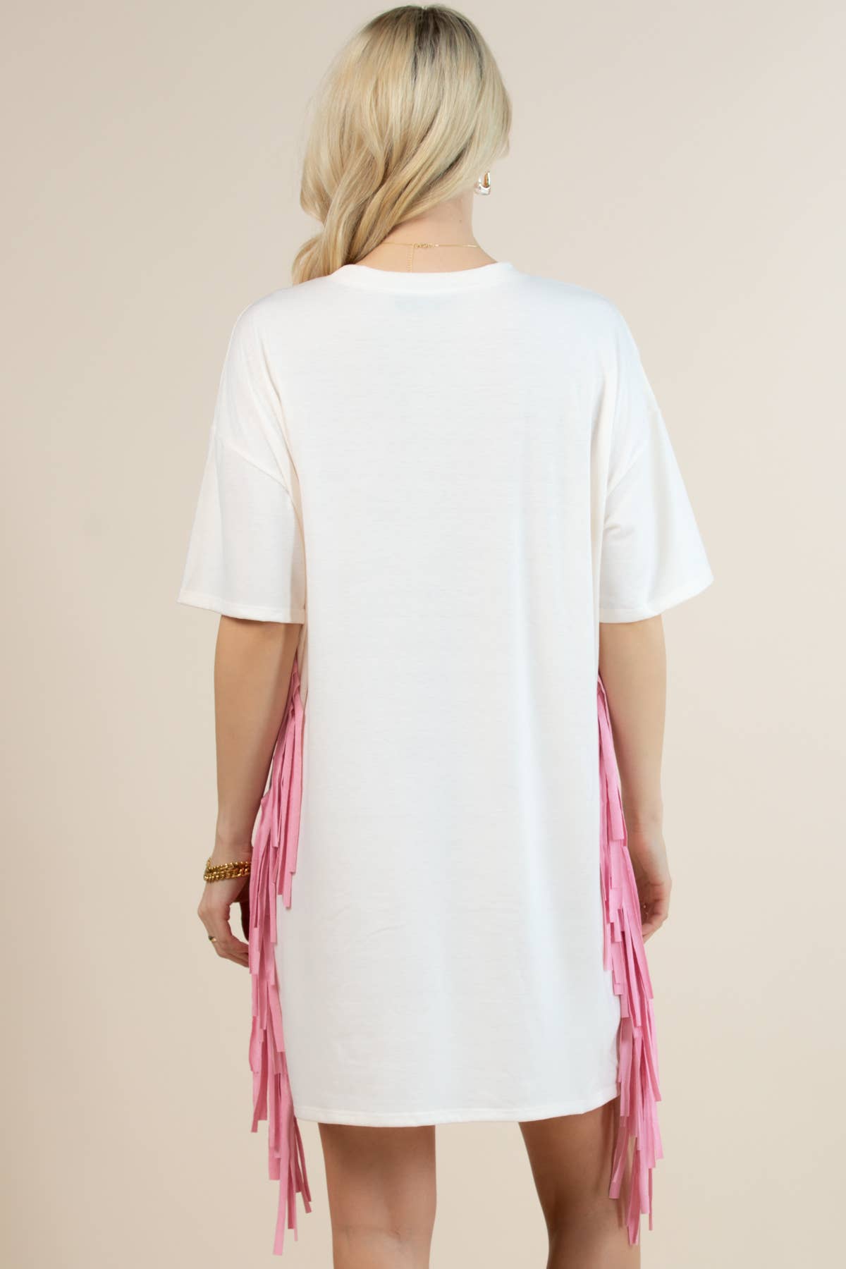 Love Print T Shirt Dress