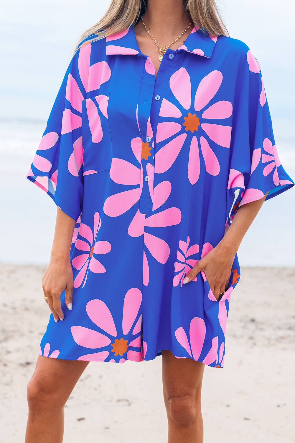 Flower Print Romper