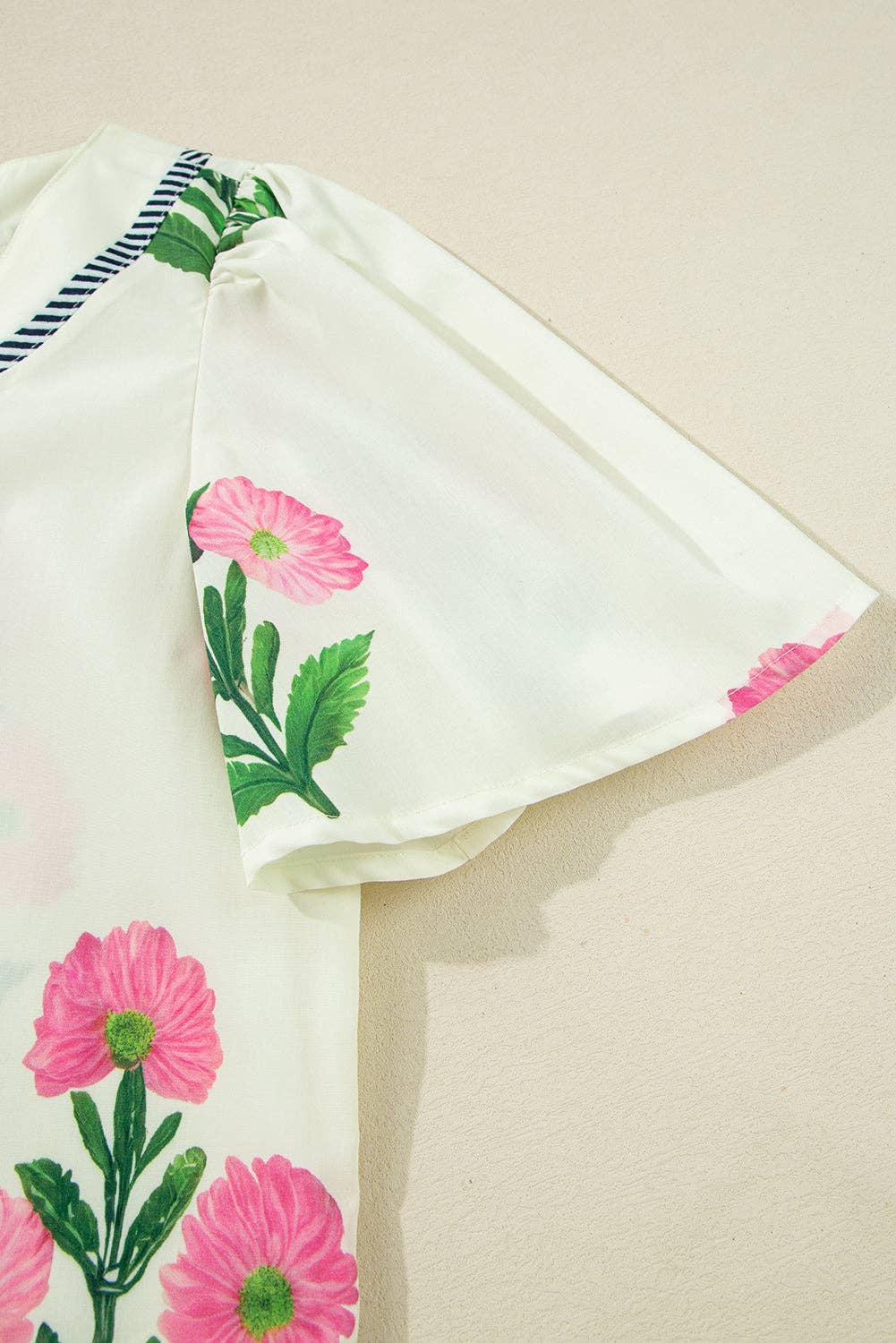 Floral Embroidered Mini Dress