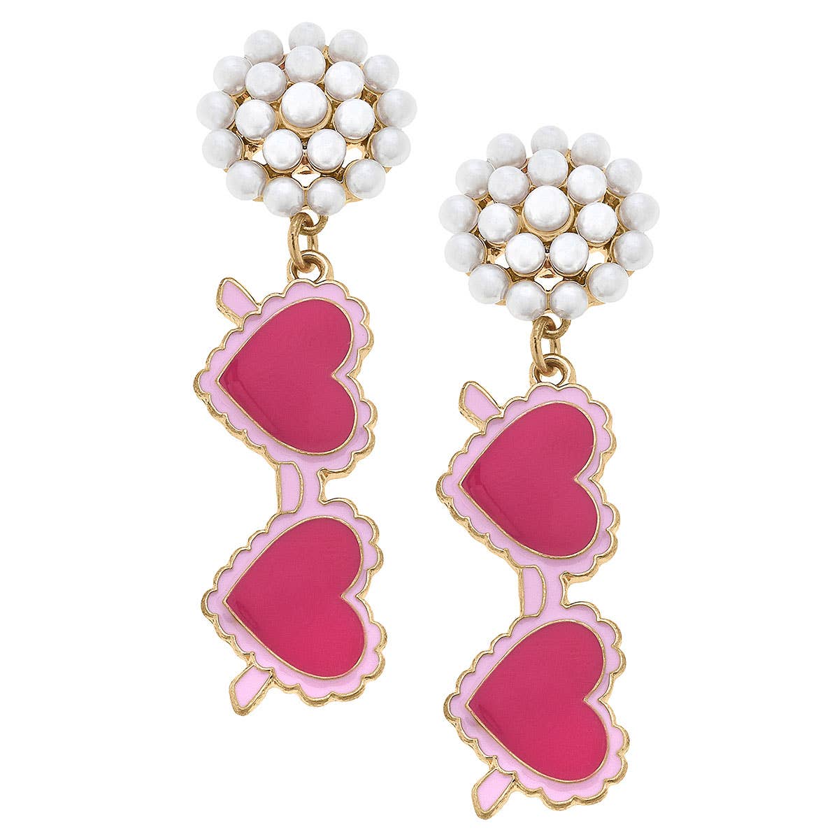 Love Heart-Shaped Sunnies Earrings