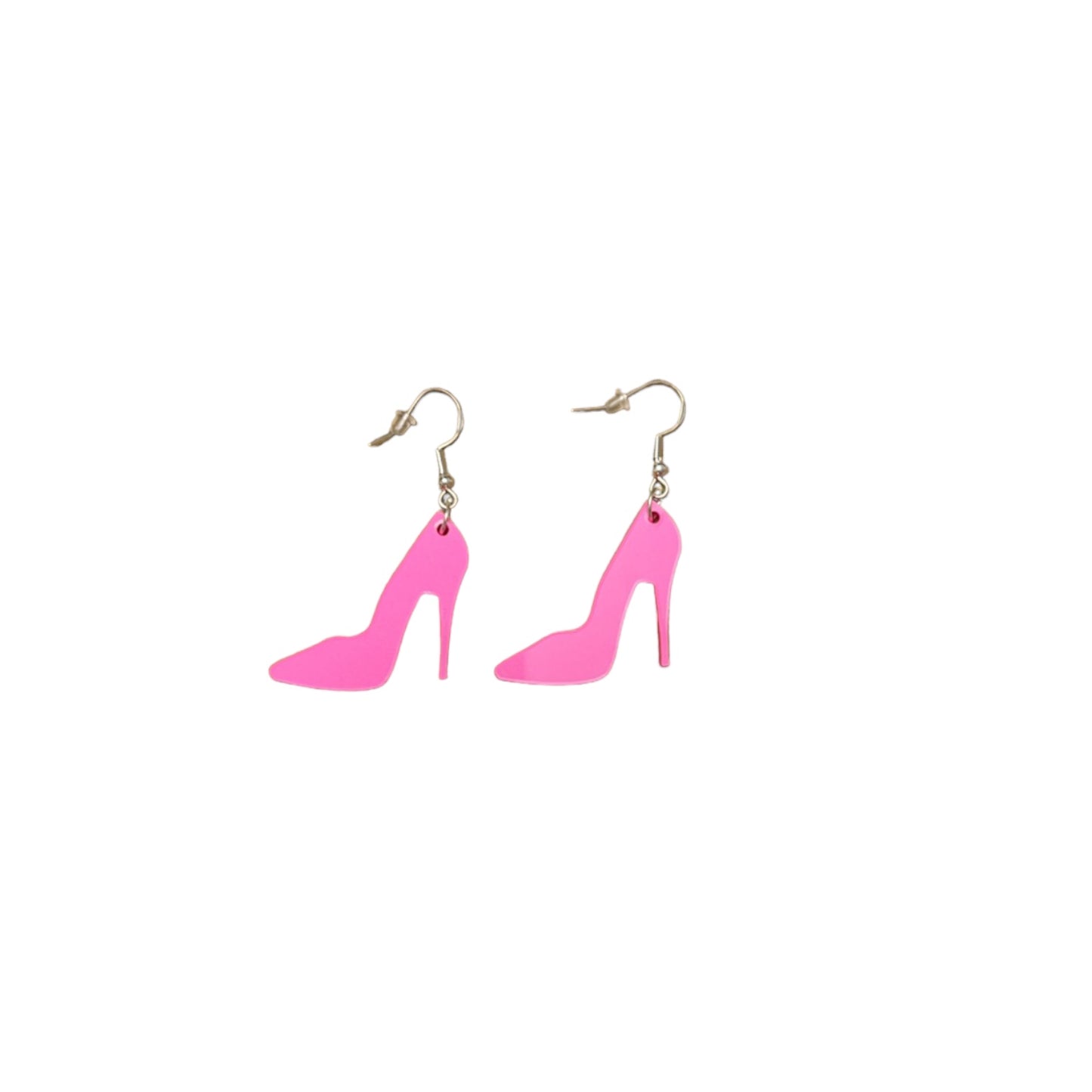 Barbie Themed Stiletto Dangle Earrings