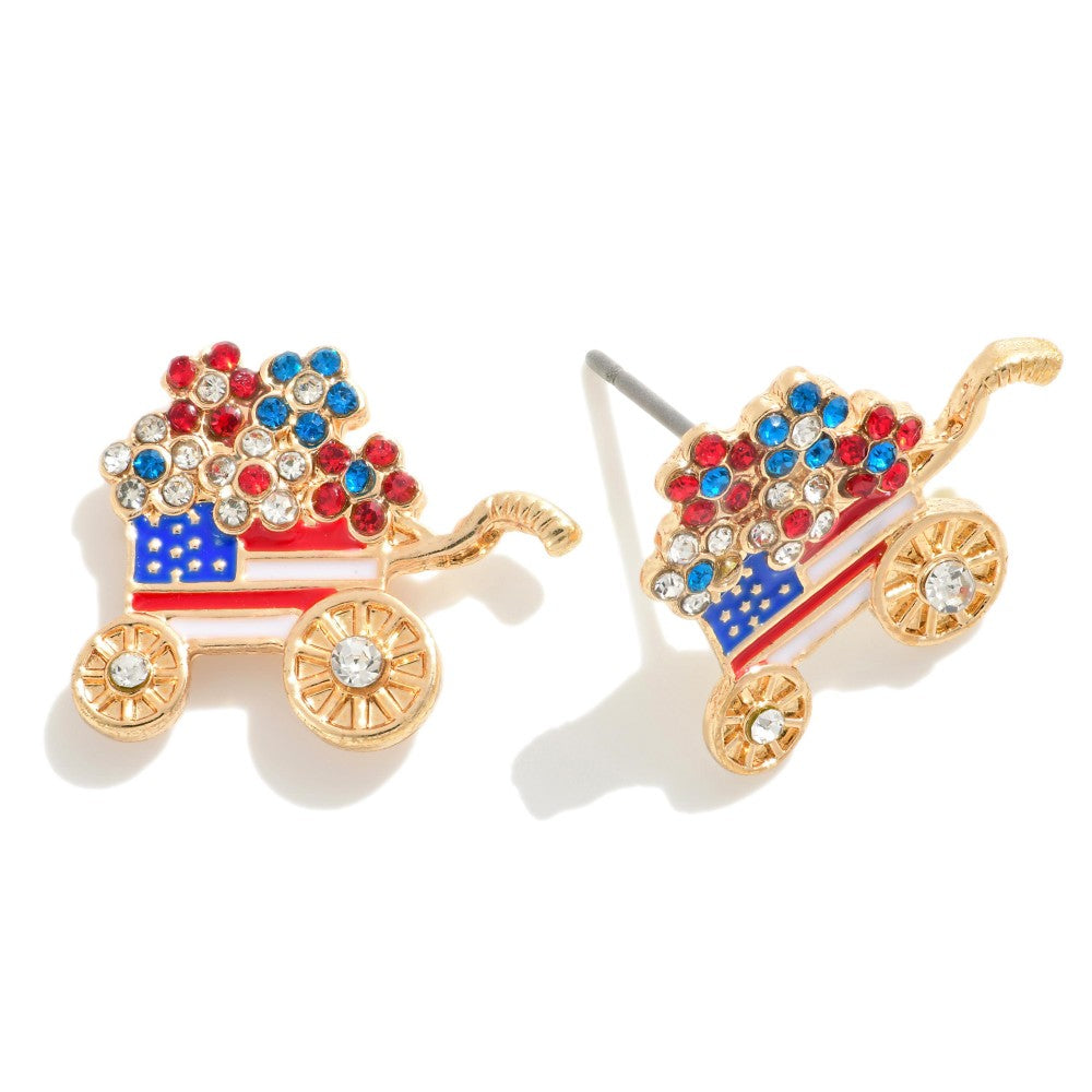 American Wagon Stud Earrings