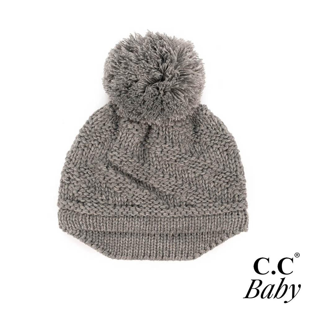 C.C Light Melange Gray Beanie