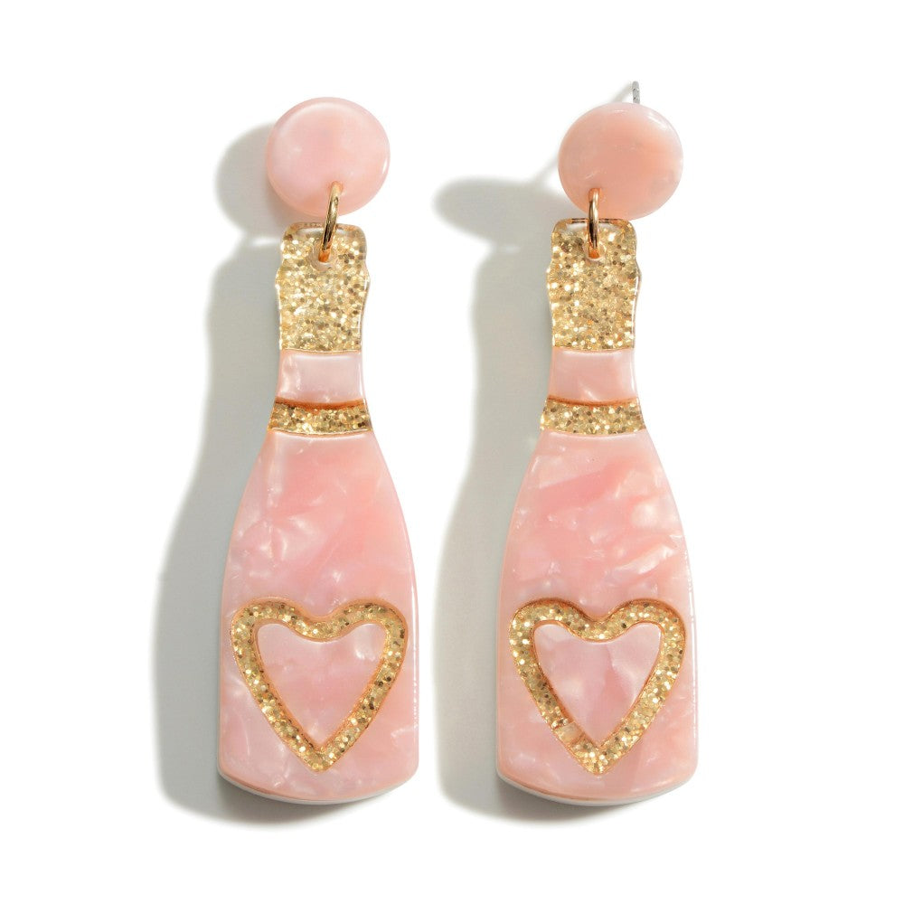 Champagne Bottle Earrings