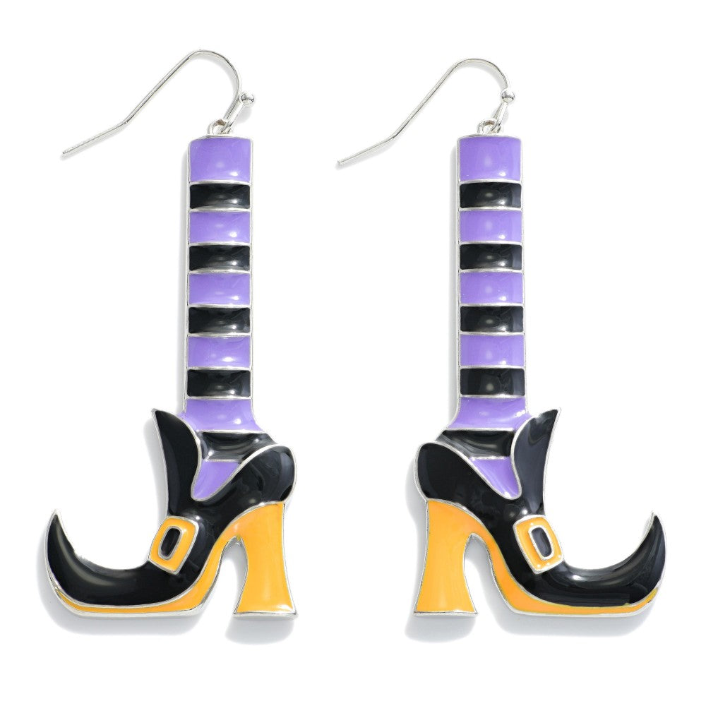 Long Witch Shoes Earrings