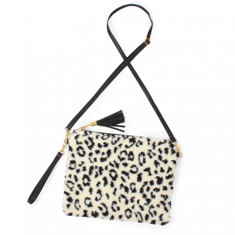 Animal Print Convertible Handbag