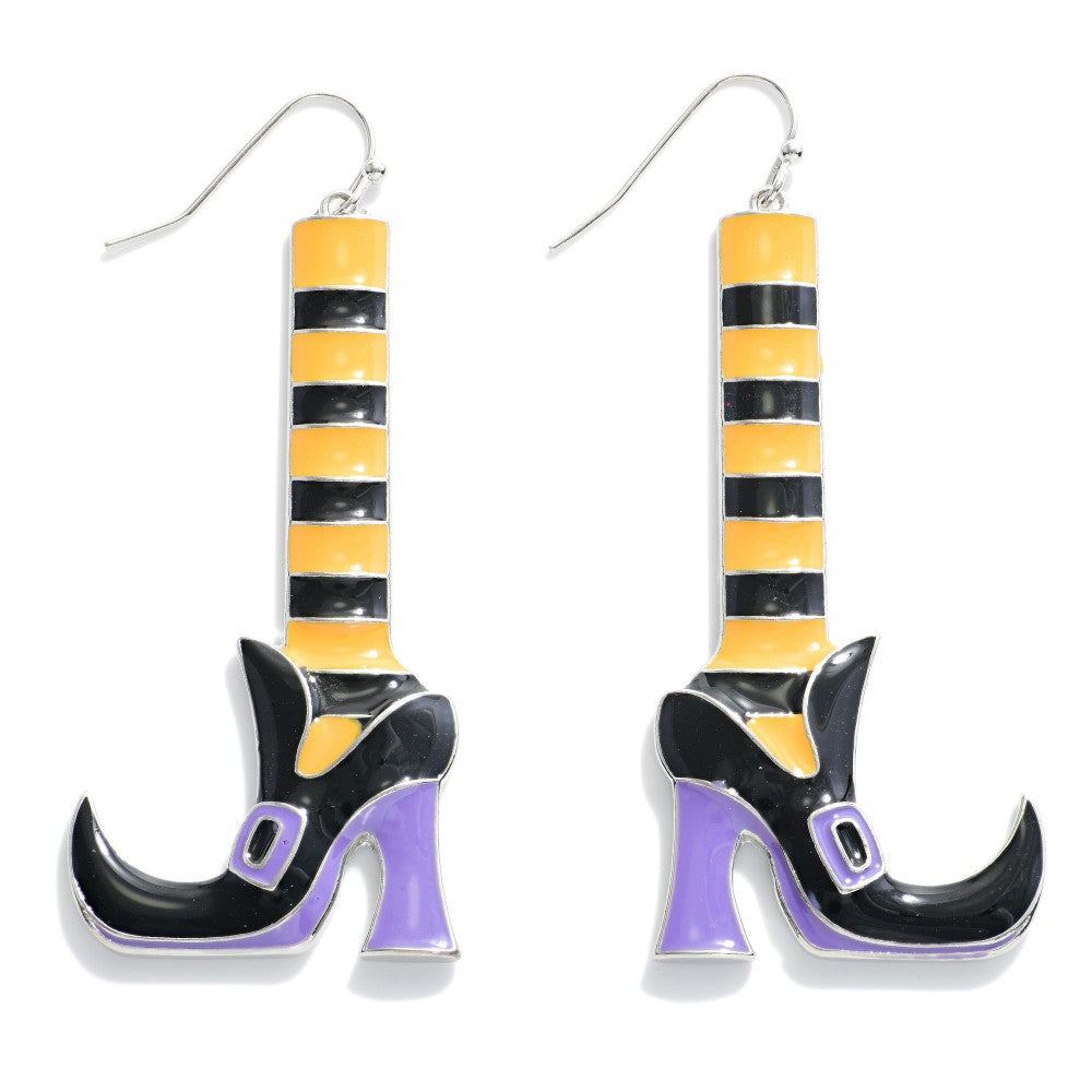 Long Witch Shoes Earrings