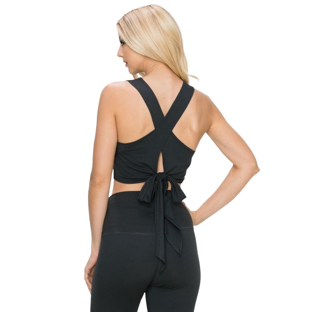 Crop Top Tie Back