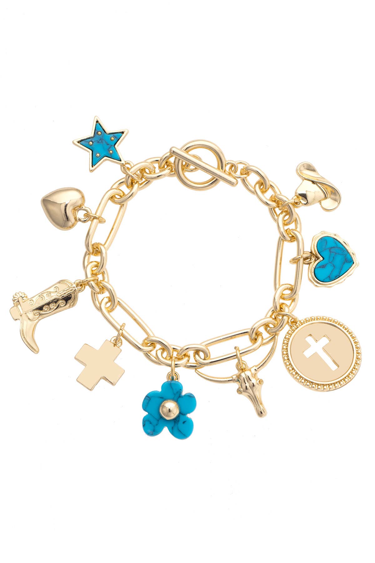 Cowboy Church Charm Bracelet
