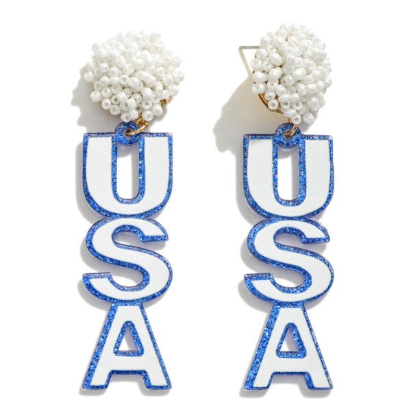 Resin USA Earrings