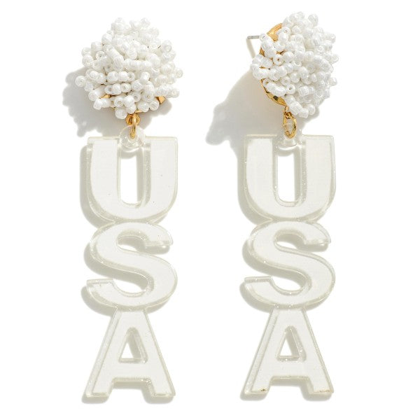 Resin USA Earrings