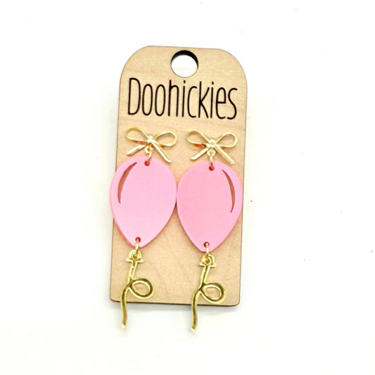 Birthday Balloon Dangle Earrings