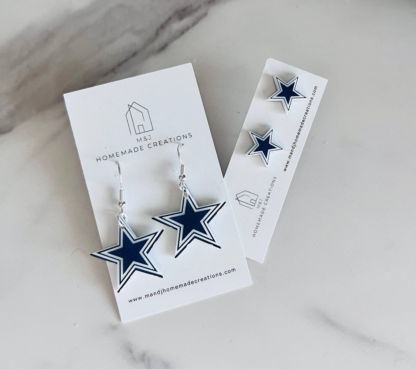 Cowboys Star Earrings