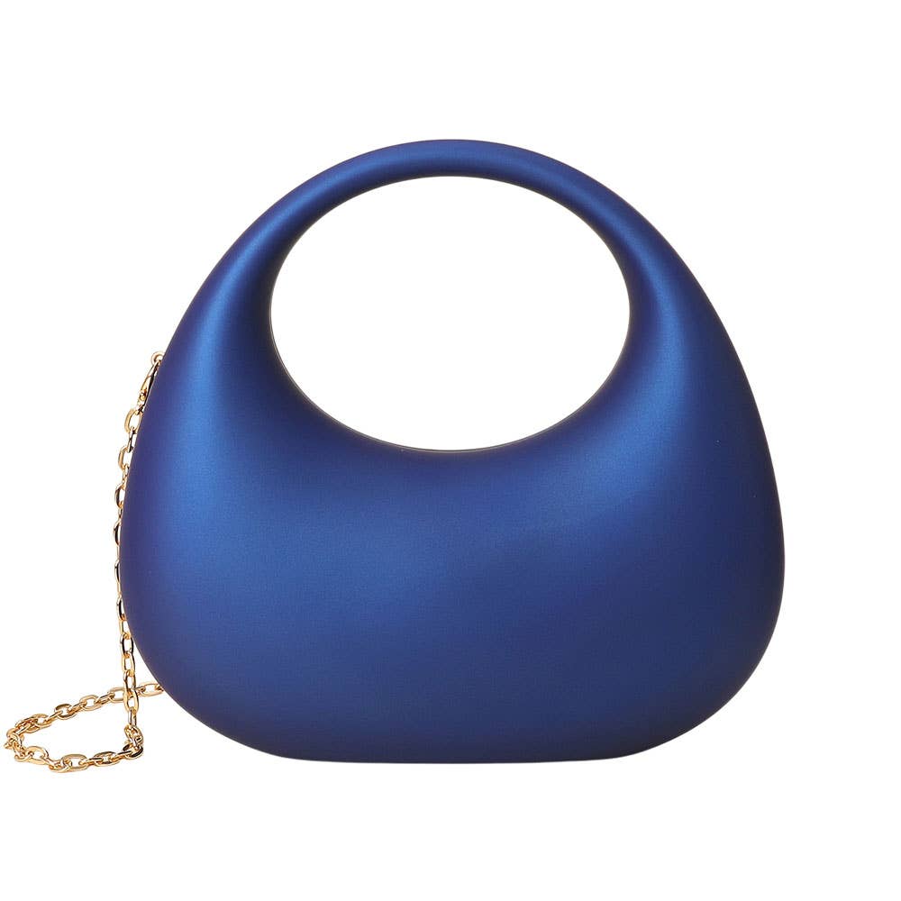 Matte Acrylic Crescent Handbag