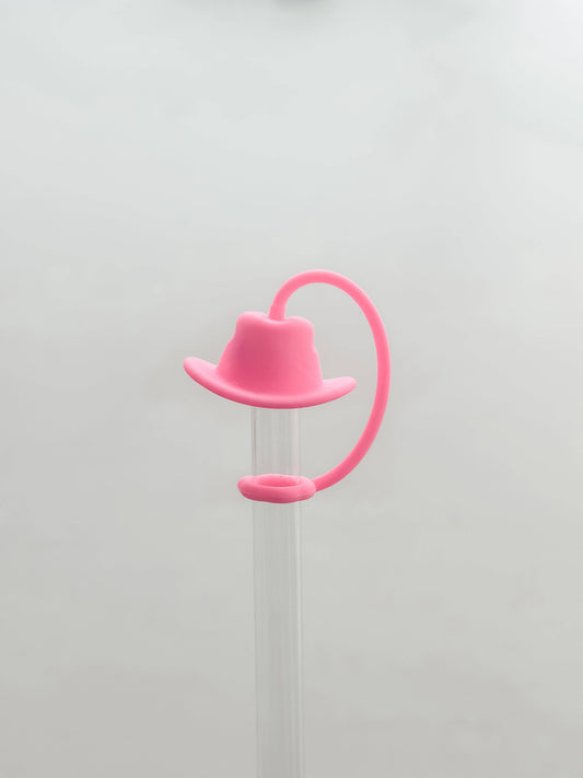 Straw Cover 10MM Pink Hat