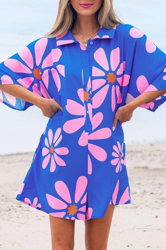 Flower Print Romper
