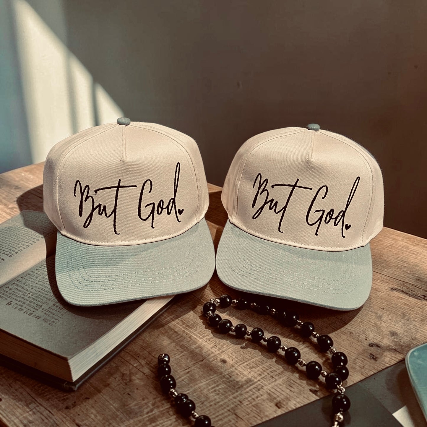 But God Heart Embroidered Hat