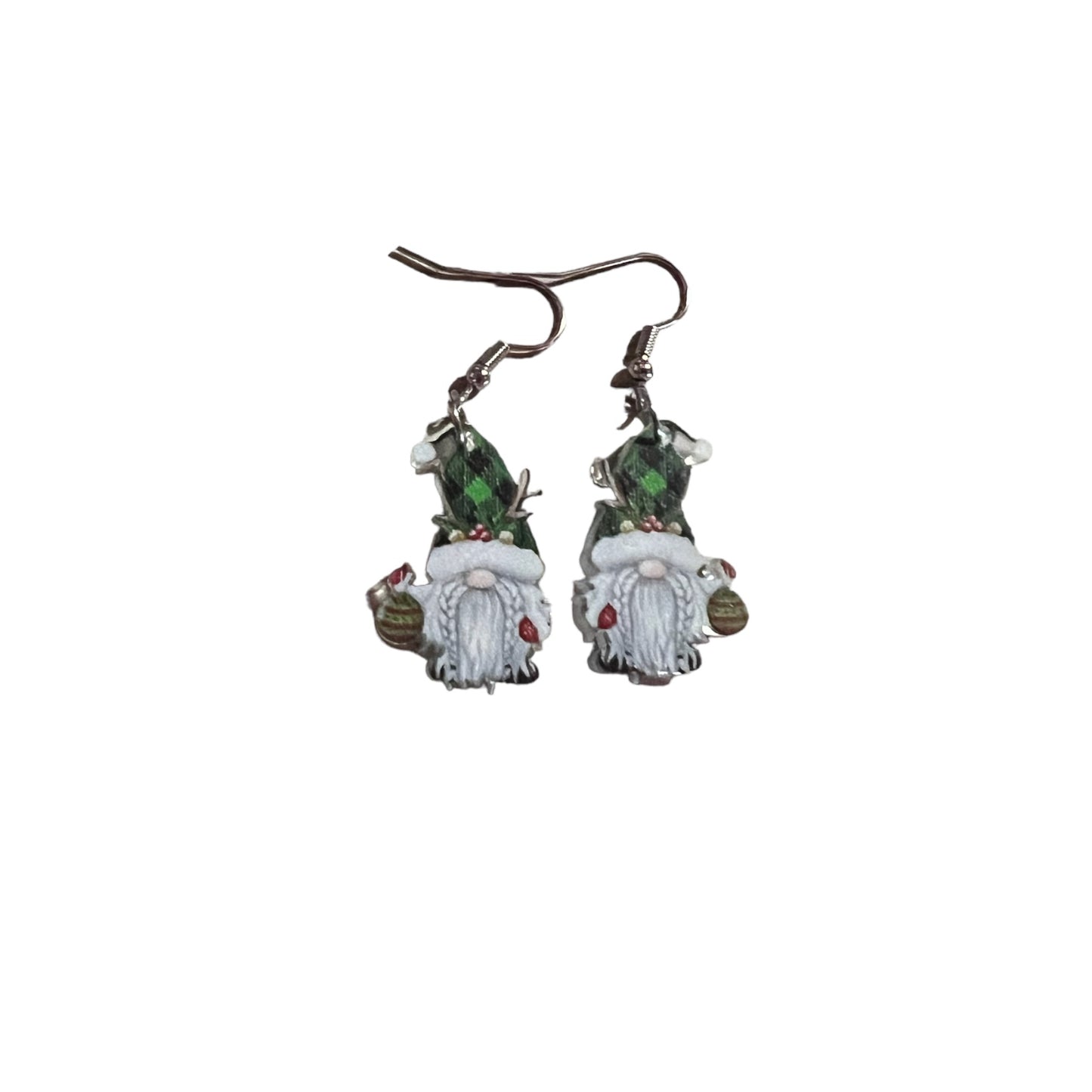 Green Gnome Earrings