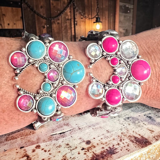Cosmic Western Squash Blossom Bracelet