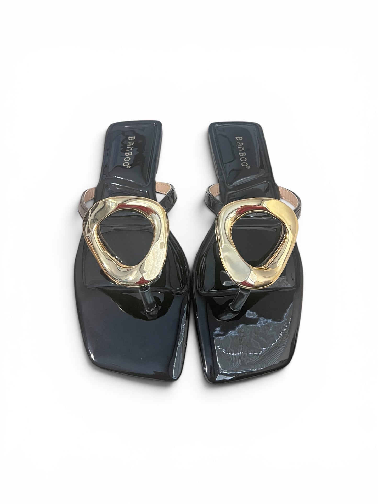 Square Toe Thong Sandal