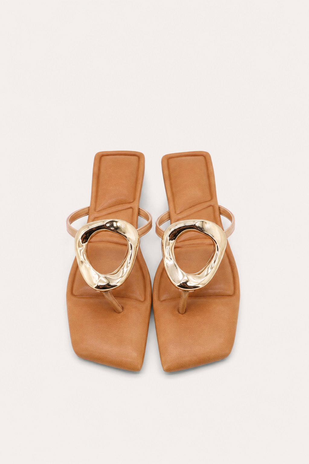 Square Toe Thong Sandal