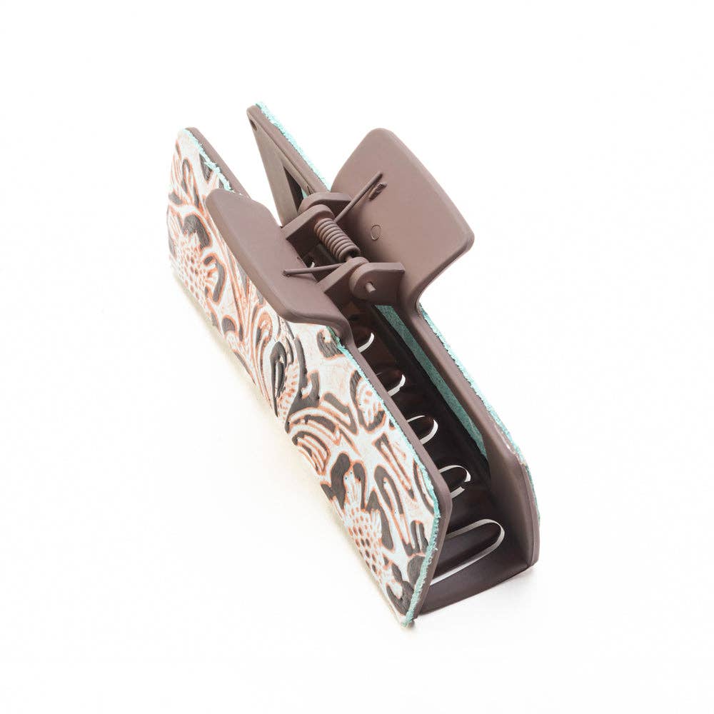 High Vista Hair Clip In Turquoise