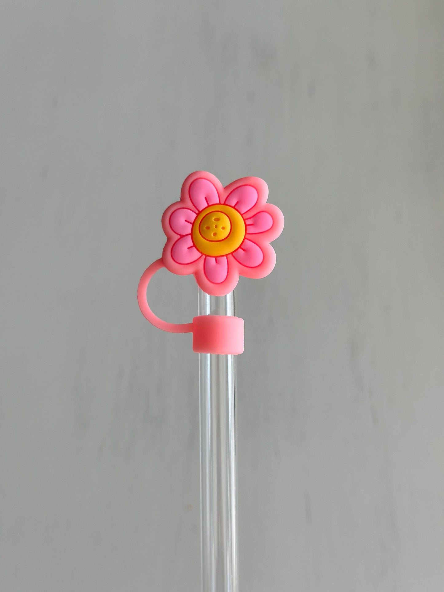 Straw Cover 10MM Happy Flower