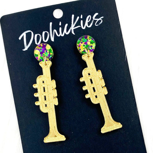 Trumpet Dangle Earrings