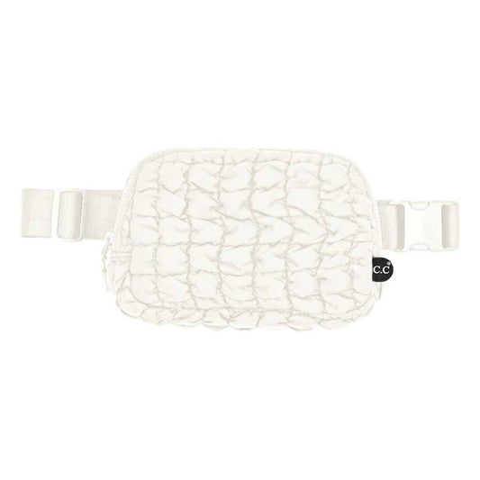 Quilted Puffer Fanny Pack Belt Bag