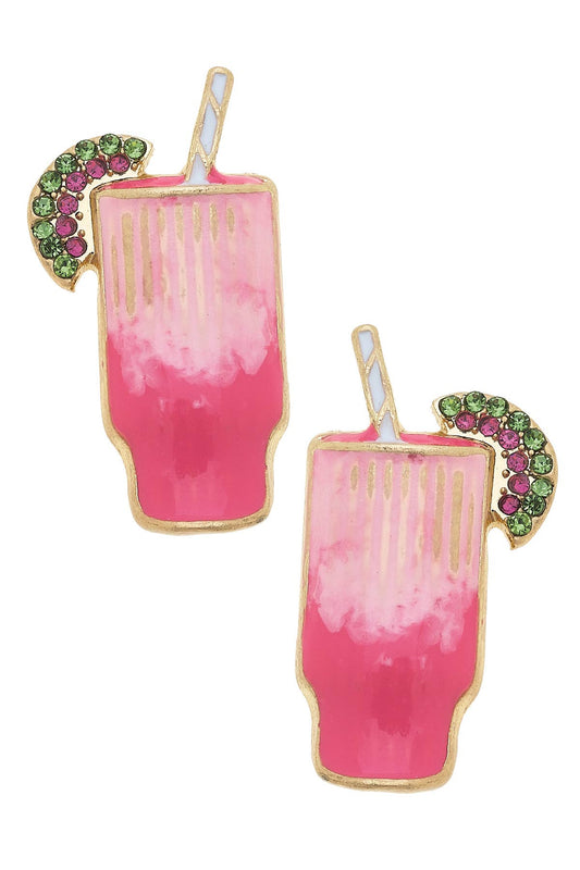 Cusco Pave Cocktail Stud Earrings