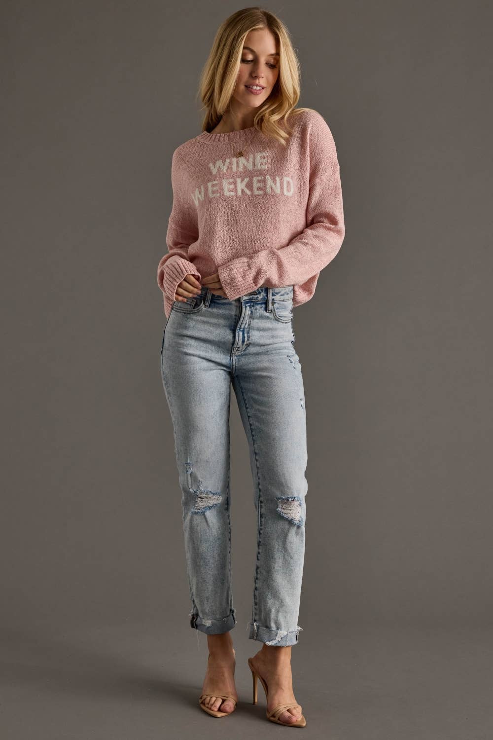 Wine Weekend Lightweight Sweater