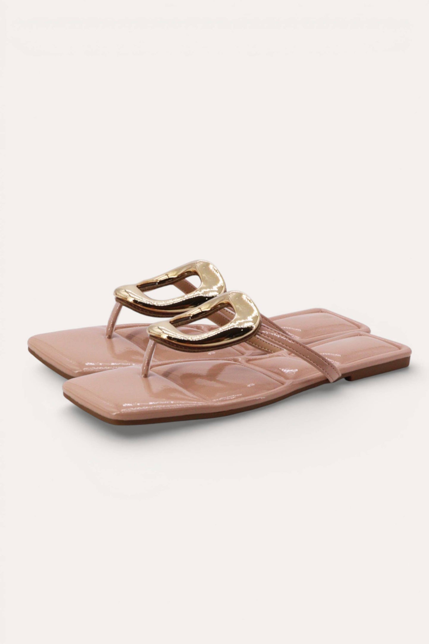 Square Toe Thong Sandal