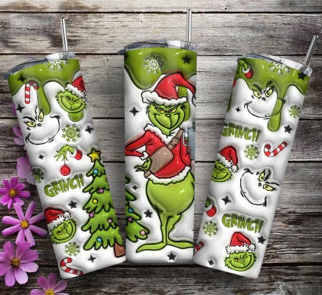 20 oz Grinch Tumbler