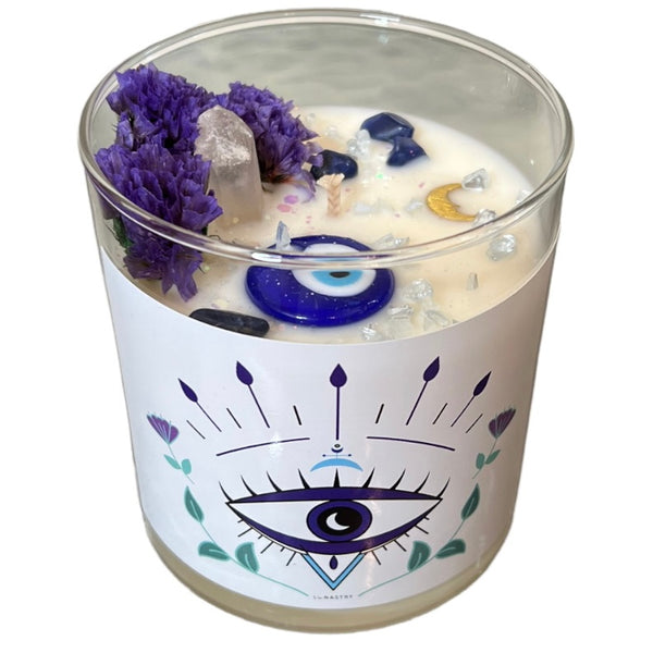 Evil Eye Candle Blueberry Kisss