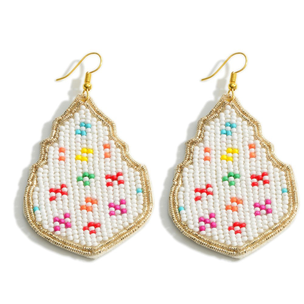 Beaded Drop Earrings