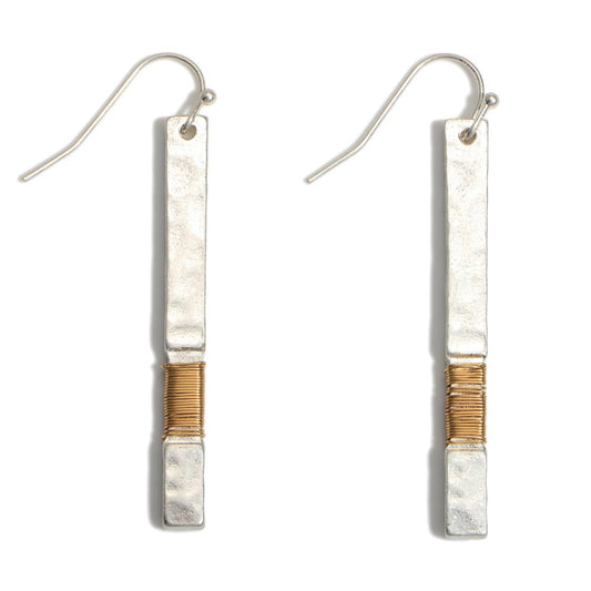 Hammered Metal Earrings