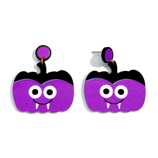 Pumpkin Shaped Earrings