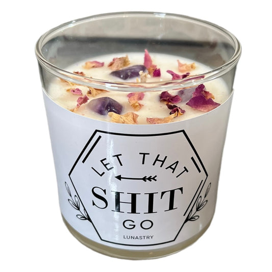Let That Shit Go Candle