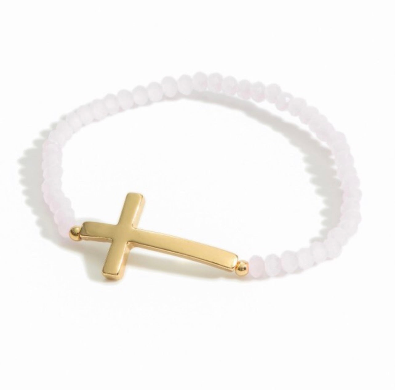 Beaded Cross Bracelet