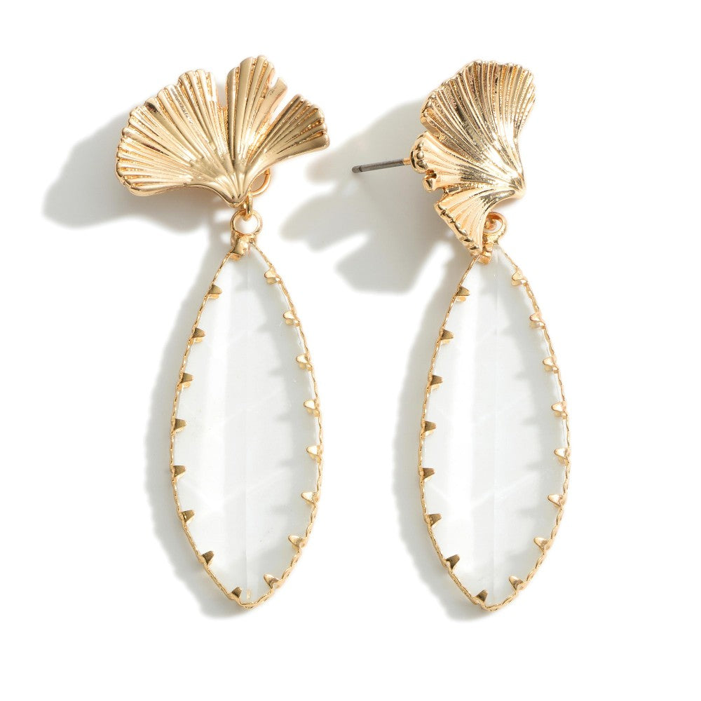 Seashell Drop Earrings