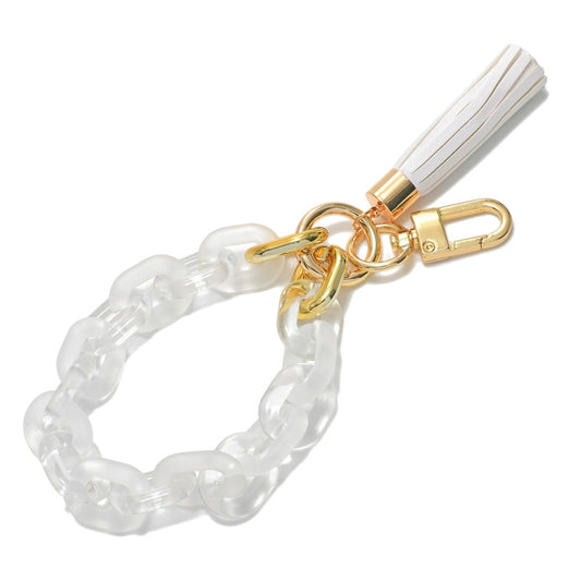 Keychain Bracelet White