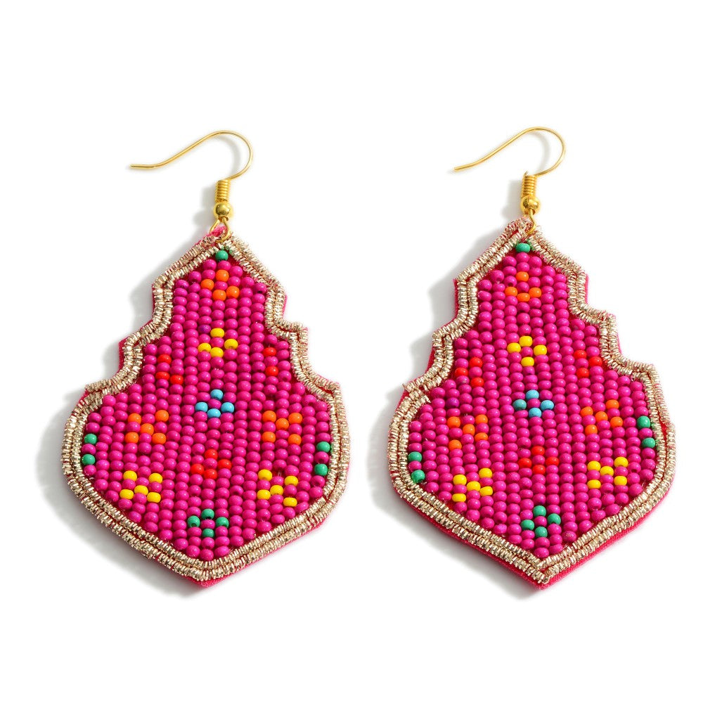 Beaded Drop Earrings