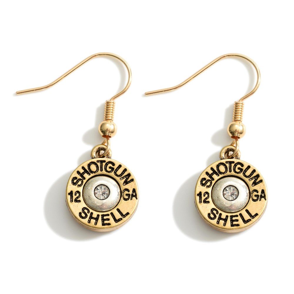 Shotgun Shell Drop Earrings