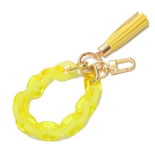 Keychain Bracelet Yellow